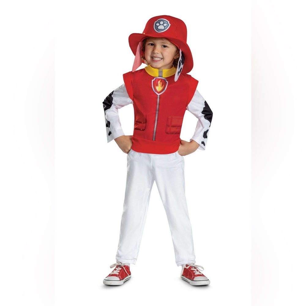 Marshall ,Paw Patrol  Costume,Boys Size Small 6 - 7